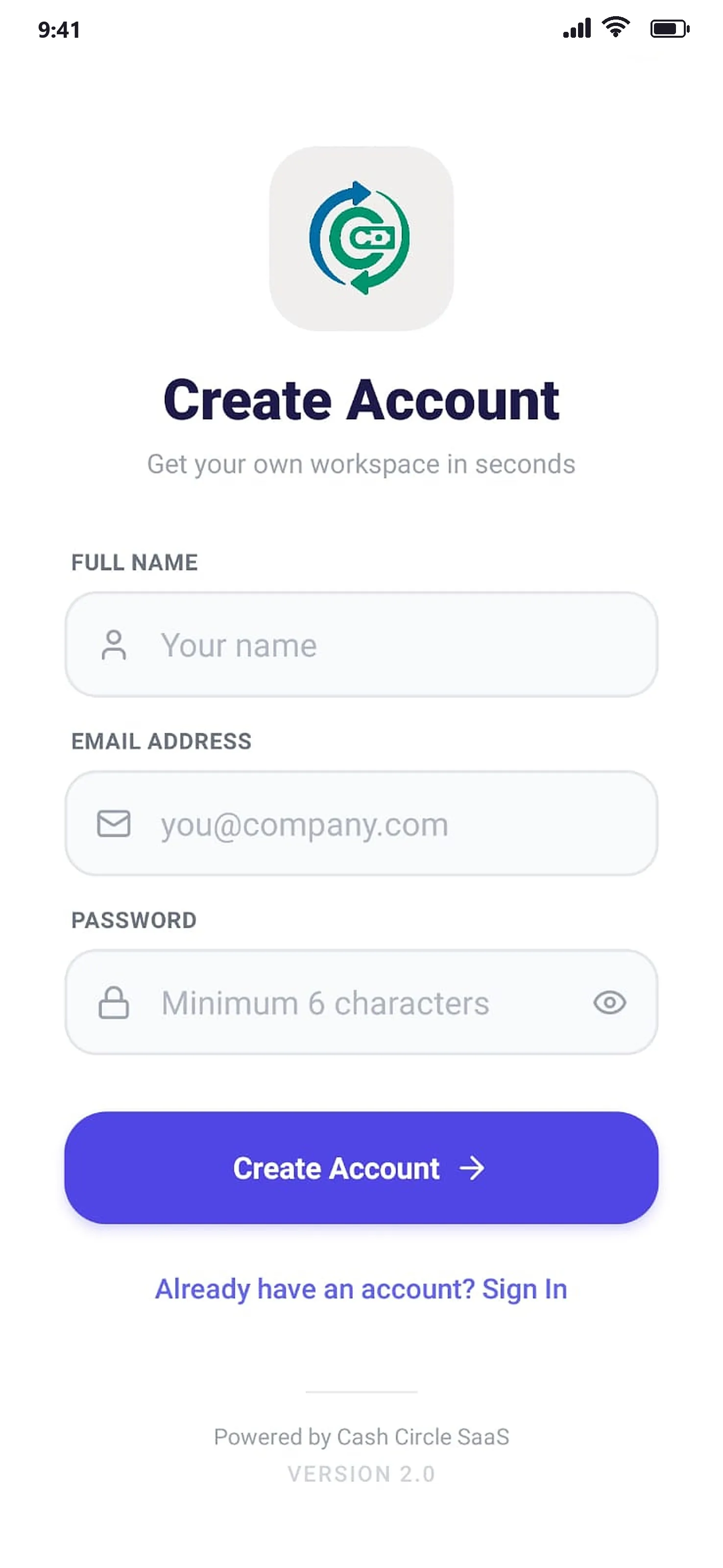 CashCircle app screen 7