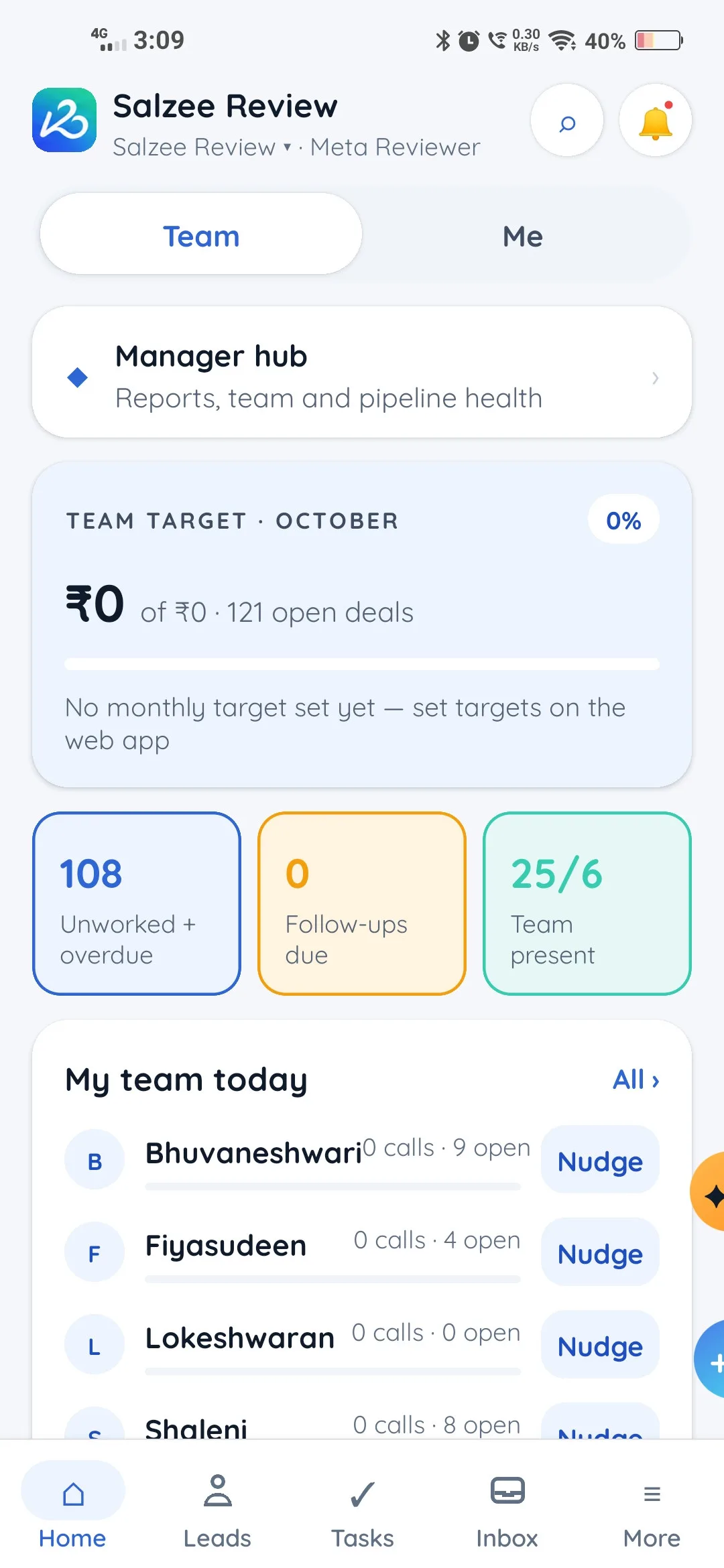 Salzee app screen
